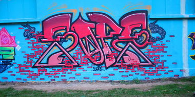 Graffiti Wall in Fribourg - Photo by sope798 (2014)