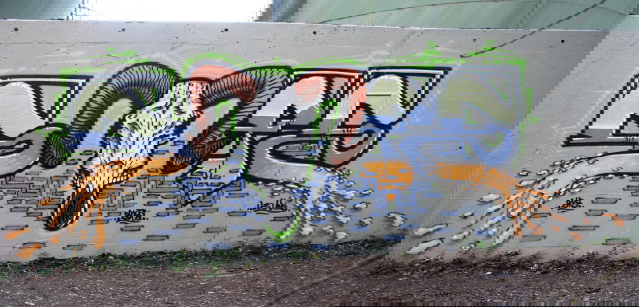 Graffiti Wall in Laupen - Photo by sope798 (2014)