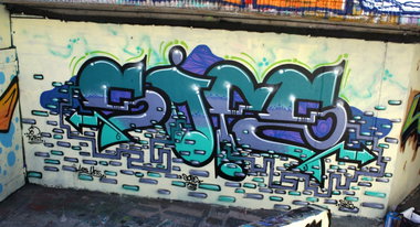 Graffiti Wall in Neuchatel - Photo by sope798 (2014)