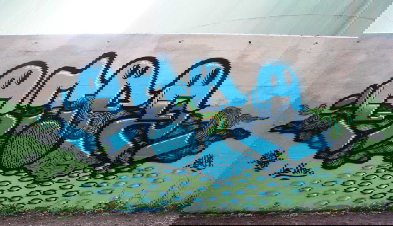 Graffiti Wall in Laupen - Photo by sope798 (2014)