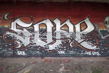 Graffiti Wall in Wettingen - Photo by sope798 (2014)