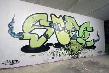 Graffiti Wall in Fribourg - Photo by sope798 (2014)