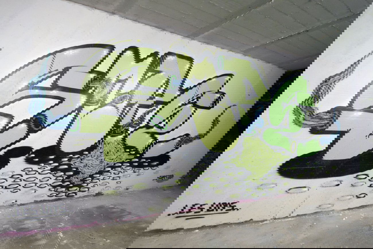 Graffiti Wall in Fribourg - Photo by sope798 (2014)