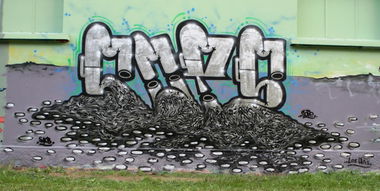 Graffiti Wall in Fribourg - Photo by sope798 (2014)