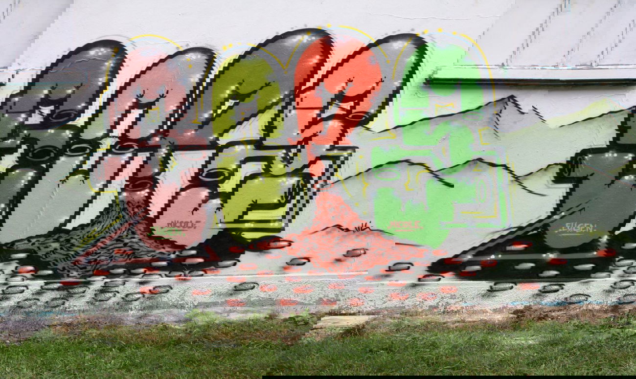 Graffiti Wall in Fribourg - Photo by sope798 (2014)