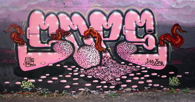 Graffiti Wall in Laupen - Photo by sope798 (2014)