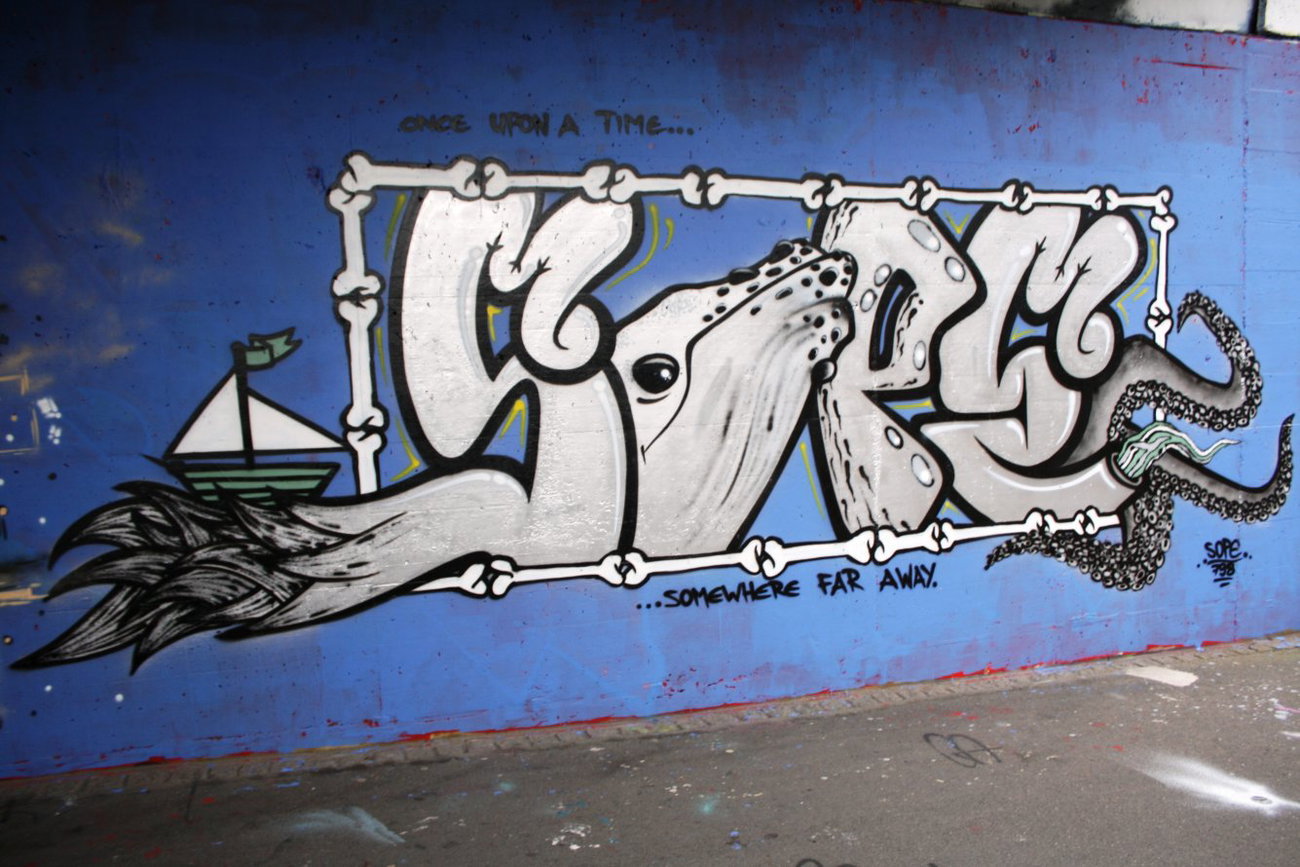 Graffiti Wall in Berne - Photo by sope798 (2014)