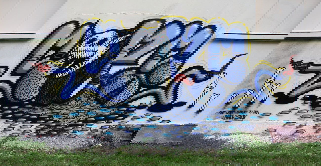 Graffiti Wall in Fribourg - Photo by sope798 (2014)