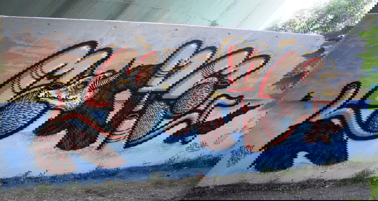 Graffiti Wall in Laupen - Photo by sope798 (2014)