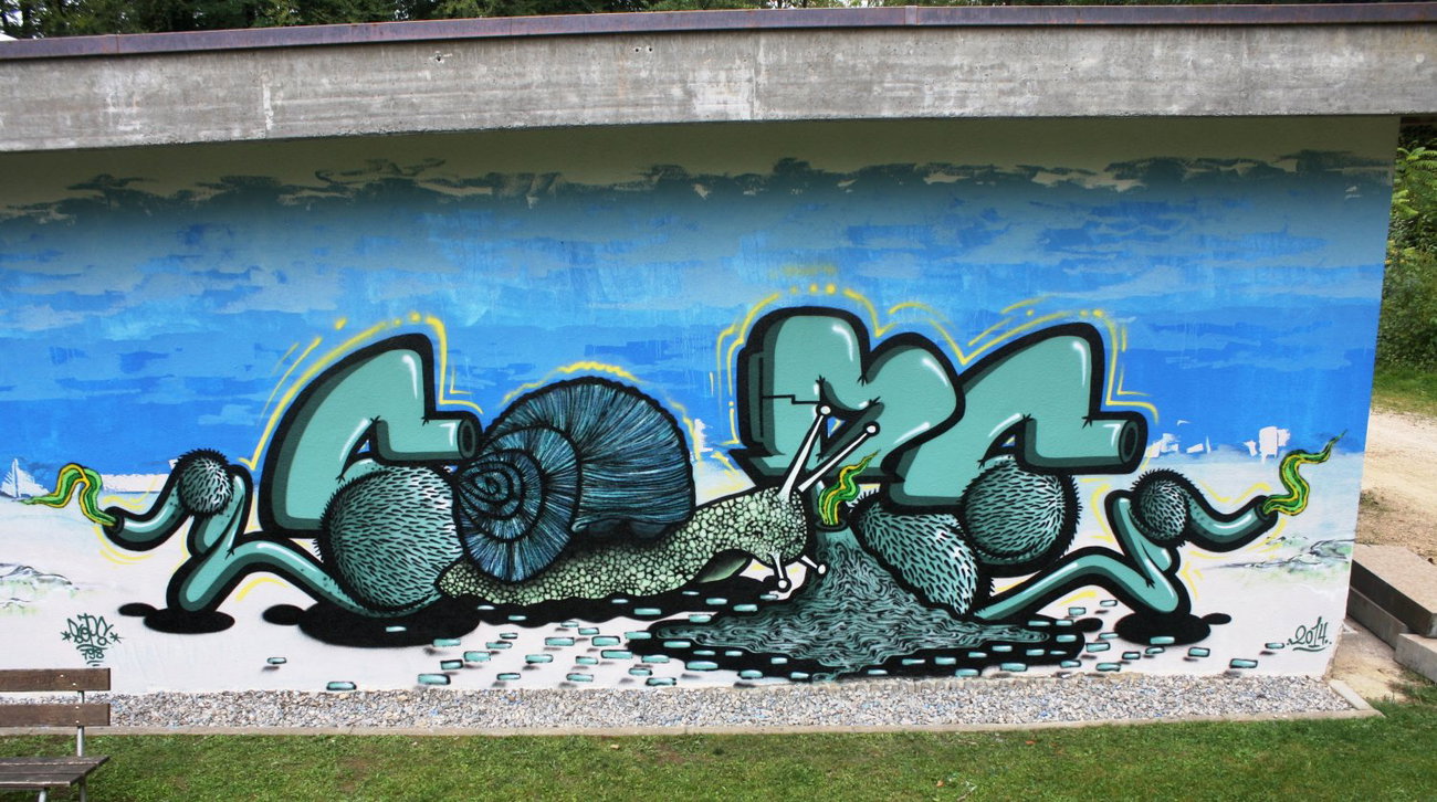 Graffiti Wall in Villars-sur-Glâne - Photo by sope798 - sope, 798, sope798 (2014)