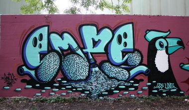 Graffiti Wall in Laupen - Photo by sope798 (2014)