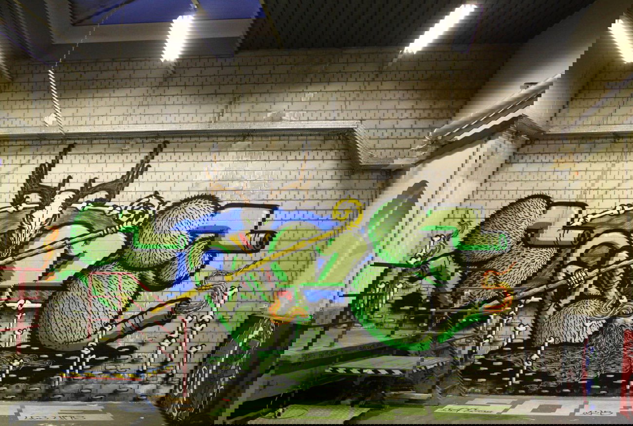 Graffiti Wall in Fribourg - Photo by sope798 (2014)