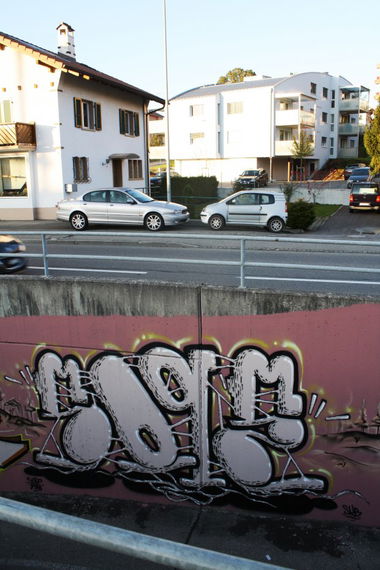 Graffiti Wall in Fribourg - Photo by sope798 (2014)