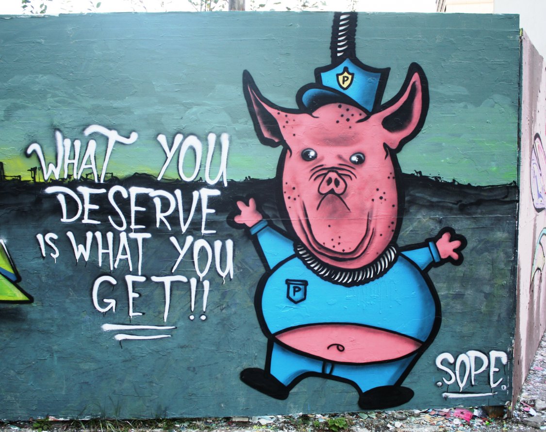 Graffiti Wall in Fribourg - Photo by sope798 (2014)