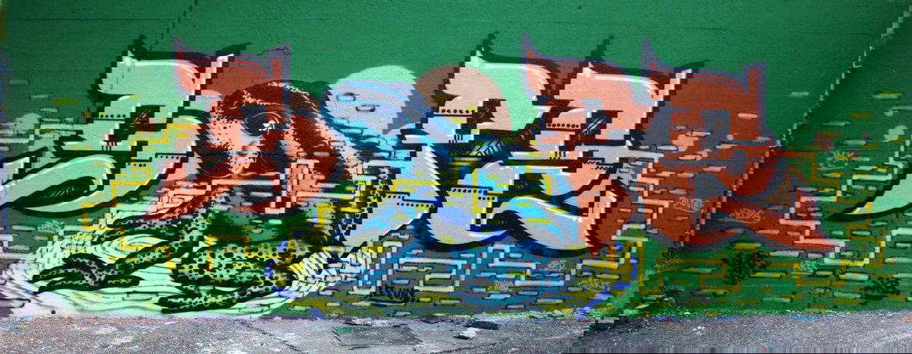 Graffiti Wall in Fribourg - Photo by sope798 (2014)
