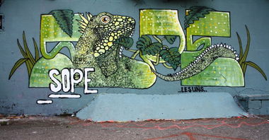 Graffiti Wall in Freiburg - Photo by sope798 (2017)