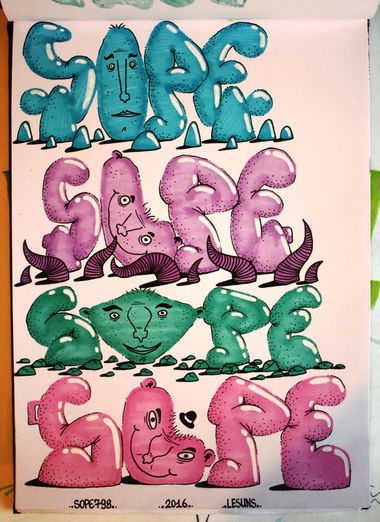 Graffiti Sketch - Photo by sope798 - sope (2016)