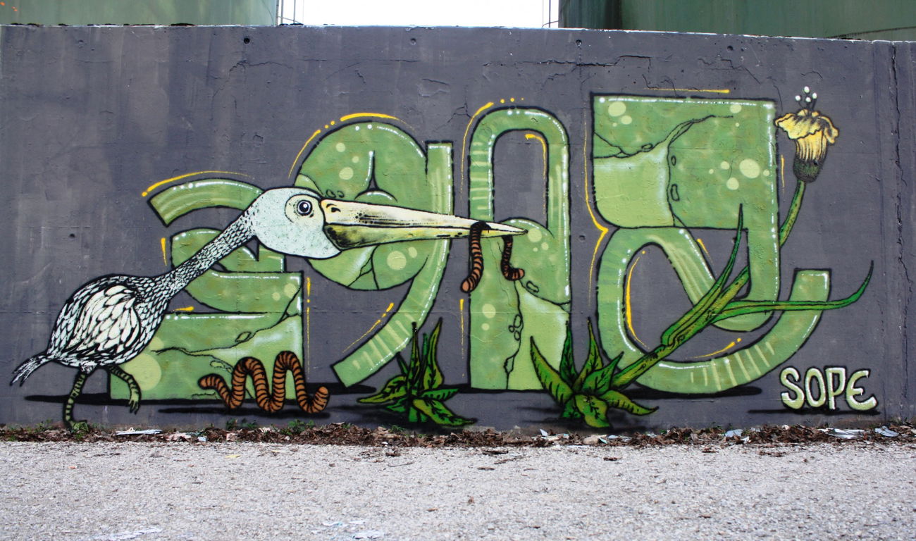 Graffiti Wall in Schweiz - Photo by sope798 (2017)