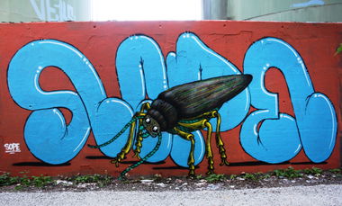 Graffiti Wall in Schweiz - Photo by sope798 (2017)