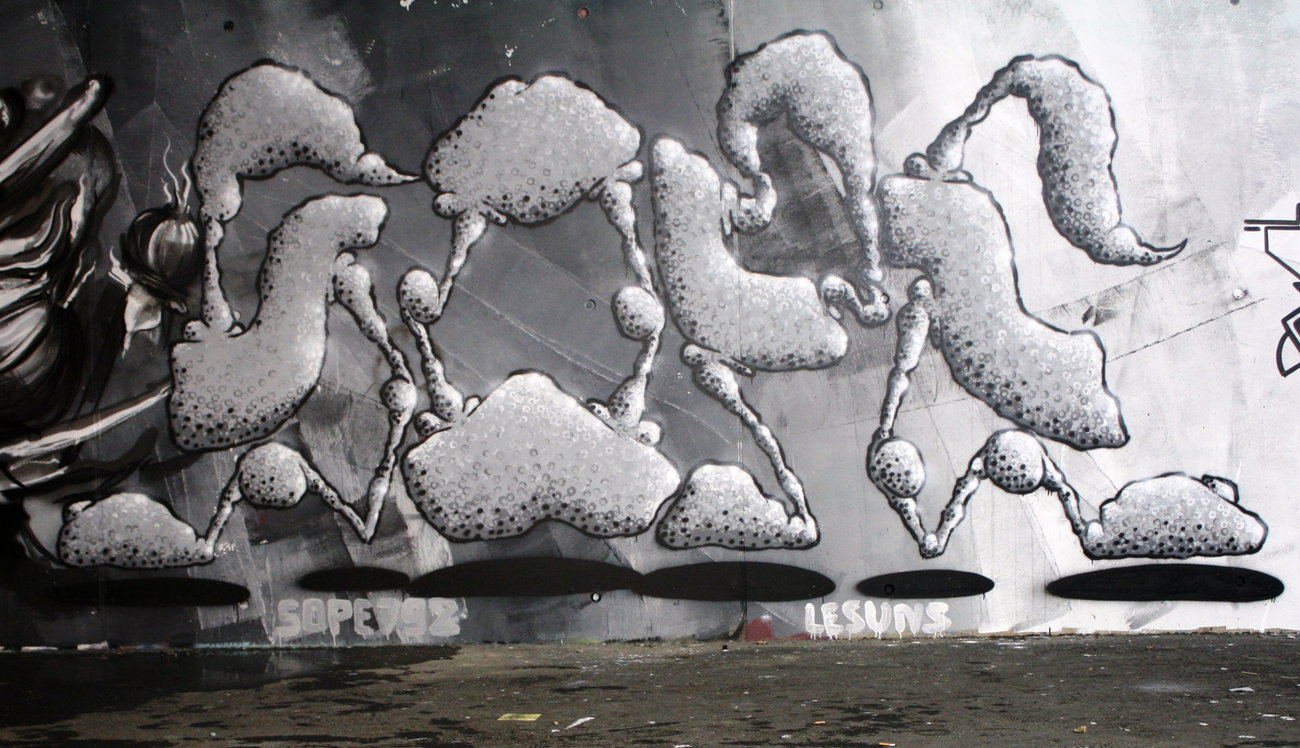 Graffiti Wall in Lausanne - Photo by sope798 - sope (2015)