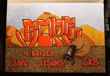 Graffiti Sketch - Photo by sope798 - skarabäus, käfer, bug (2015)