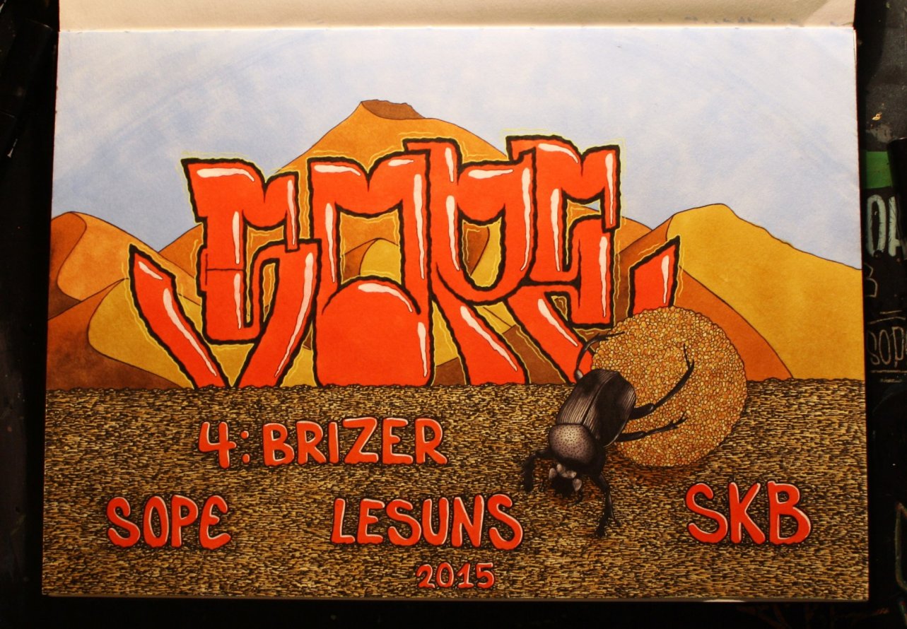 Graffiti Sketch - Photo by sope798 - skarabäus, käfer, bug (2015)