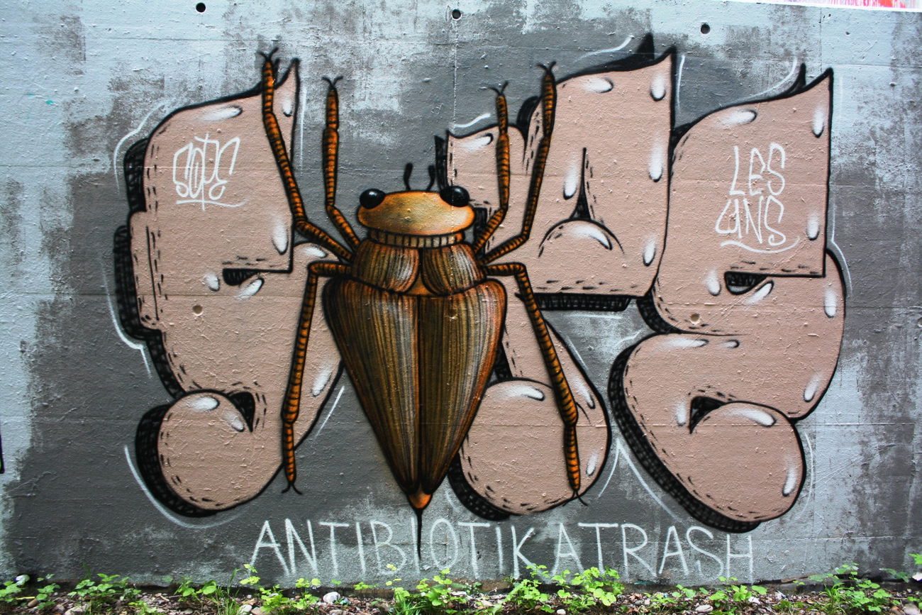 Graffiti Wall in Schweiz - Photo by sope798 (2015)