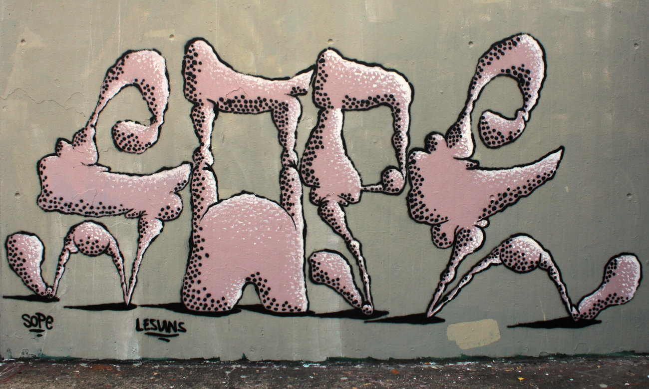 Graffiti Wall in Milvignes - Photo by sope798 (2015)