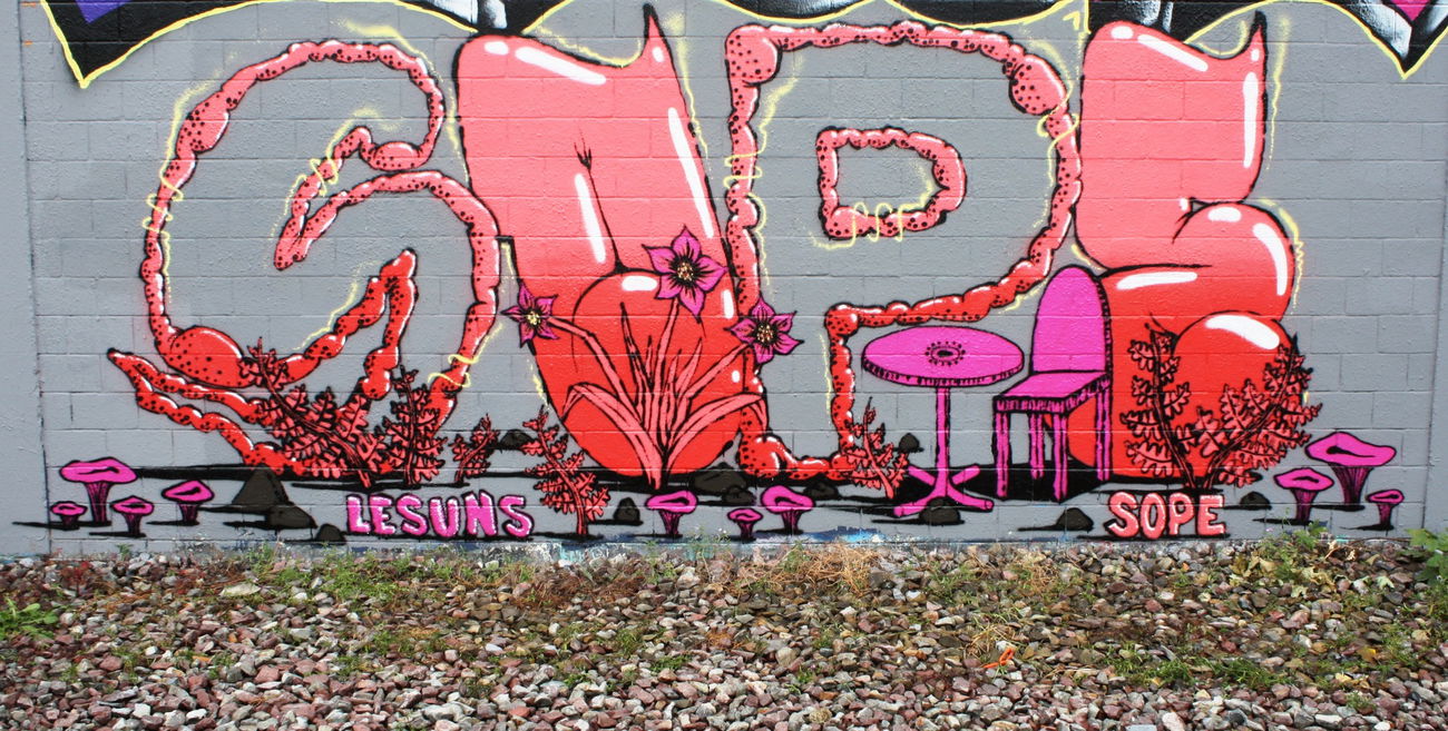 Graffiti Wall in Winterthur - Photo by sope798 (2016)