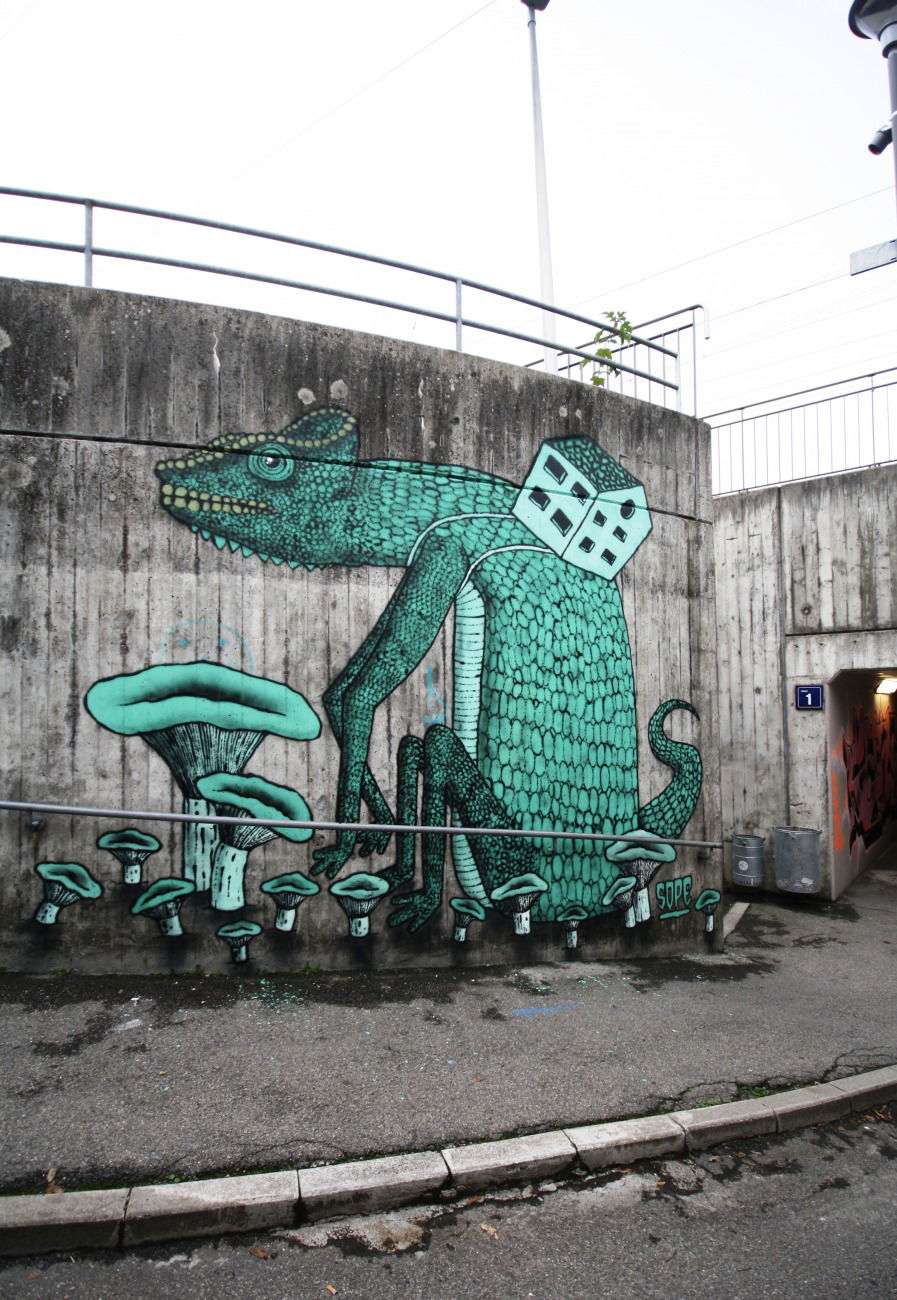 Graffiti Street Art in Schweiz - Photo by sope798 (2015)