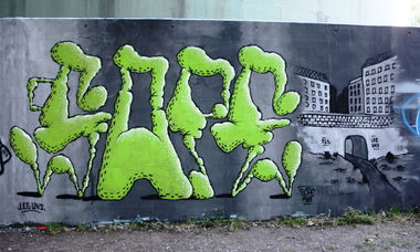 Graffiti Wall in Schweiz - Photo by sope798 (2015)