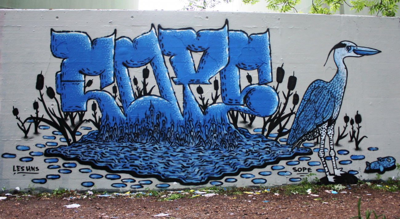 Graffiti Wall in Schweiz - Photo by sope798 (2015)