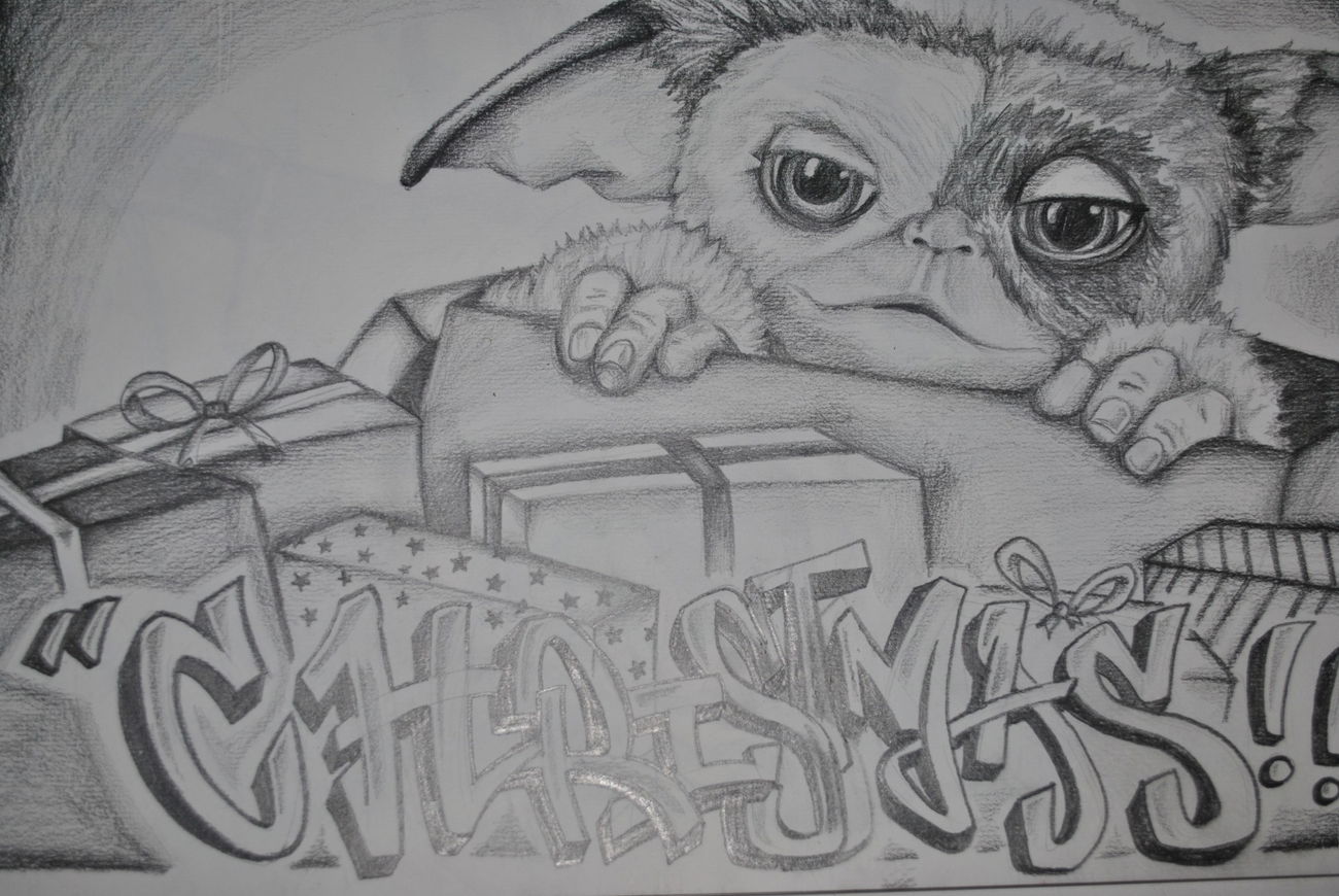 Graffiti Sketch - Photo by sora86 - gizmo, sketch, gremlins (2016)