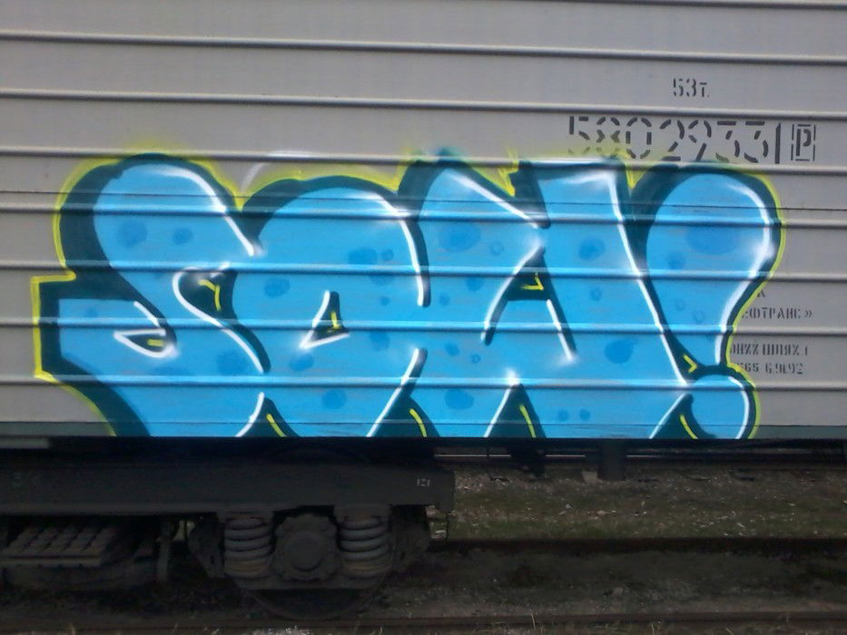 Graffiti Train - Photo by sower