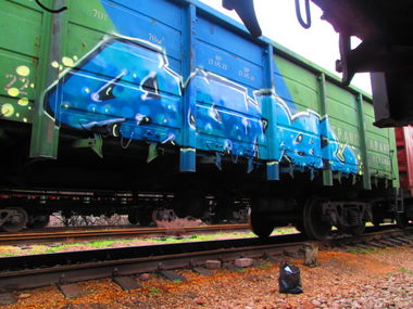 Graffiti Train - Photo by sower