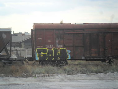 Graffiti Train - Photo by sower