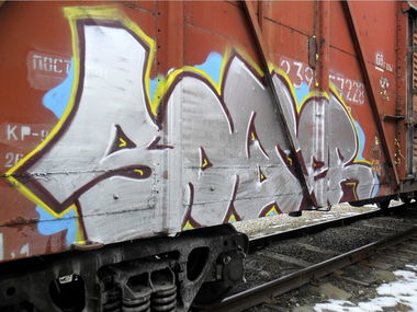 Graffiti Train - Photo by sower