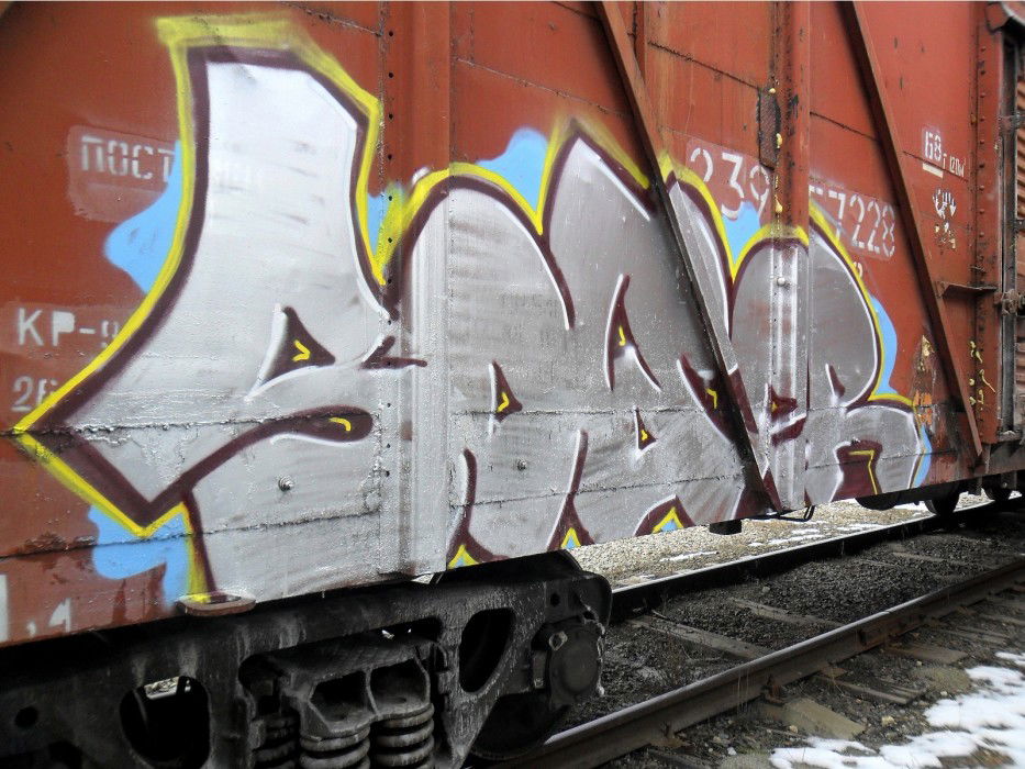 Graffiti Train - Photo by sower