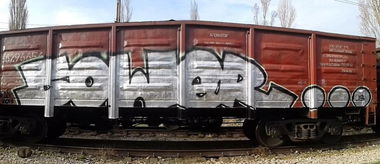 Graffiti Train - Photo by sower