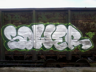 Graffiti Train - Photo by sower