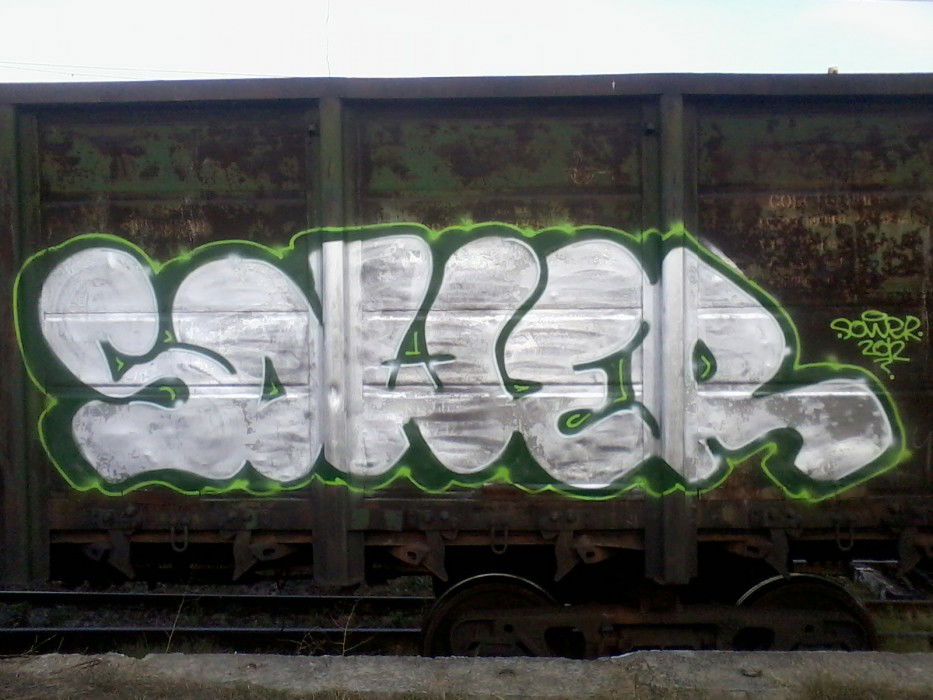 Graffiti Train - Photo by sower