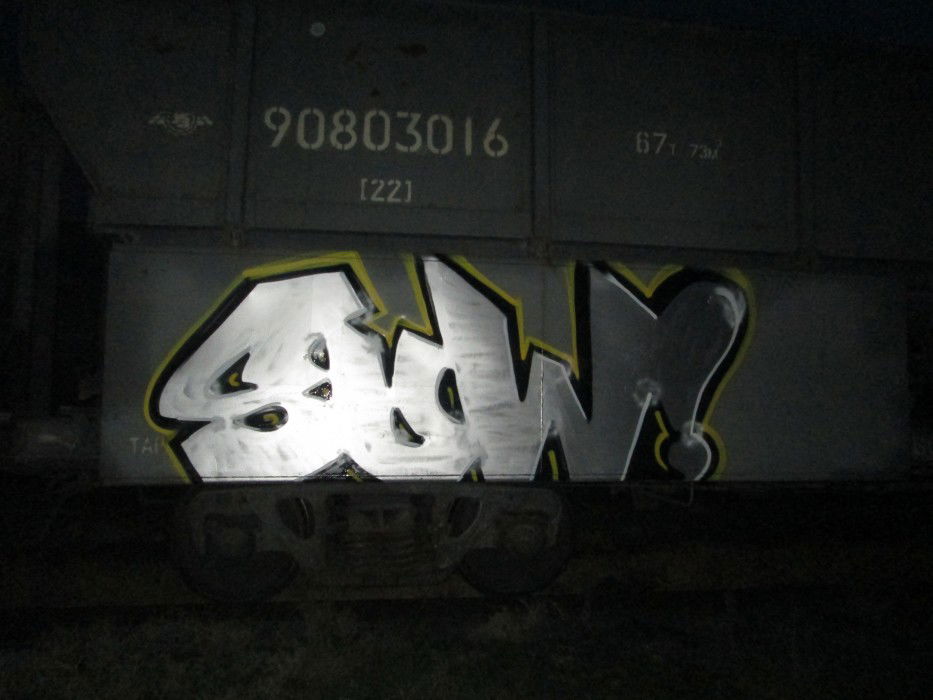 Graffiti Train - Photo by sower