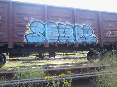Graffiti Train - Photo by sower