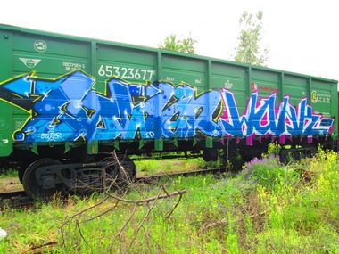 Graffiti Train - Photo by sower