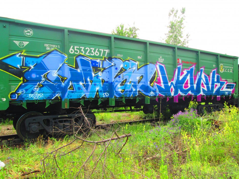 Graffiti Train - Photo by sower