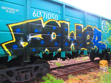 Graffiti Train - Photo by sower