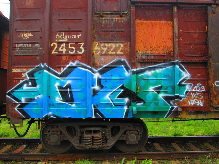 Graffiti Train - Photo by sower