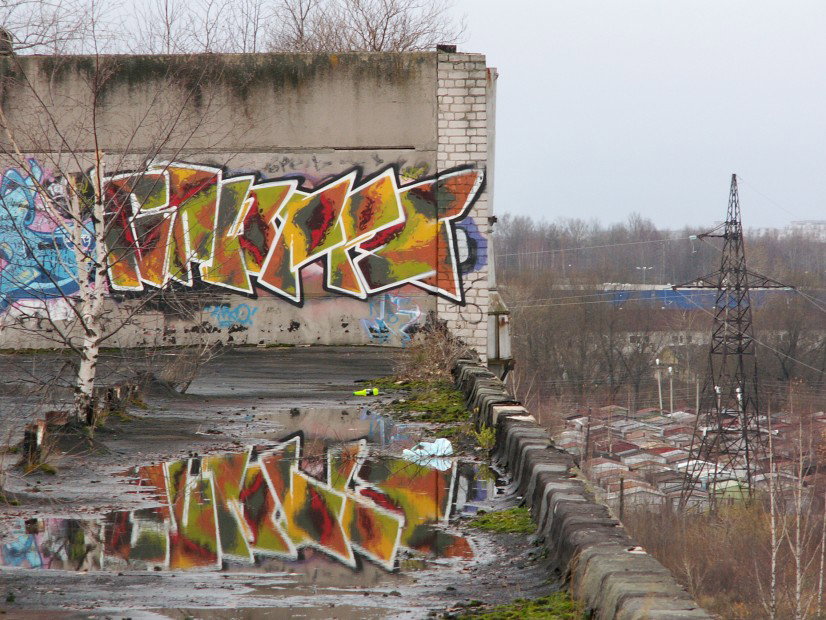 Graffiti Wall - Photo by spark - spark, wtf, ted (2012)