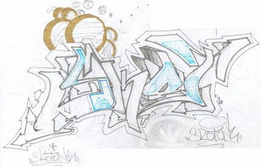 Graffiti Sketch - Photo by spasm