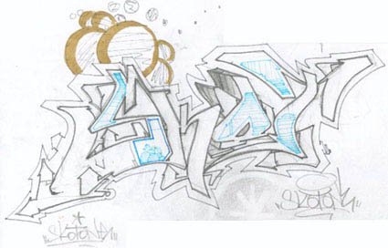 Graffiti Sketch - Photo by spasm